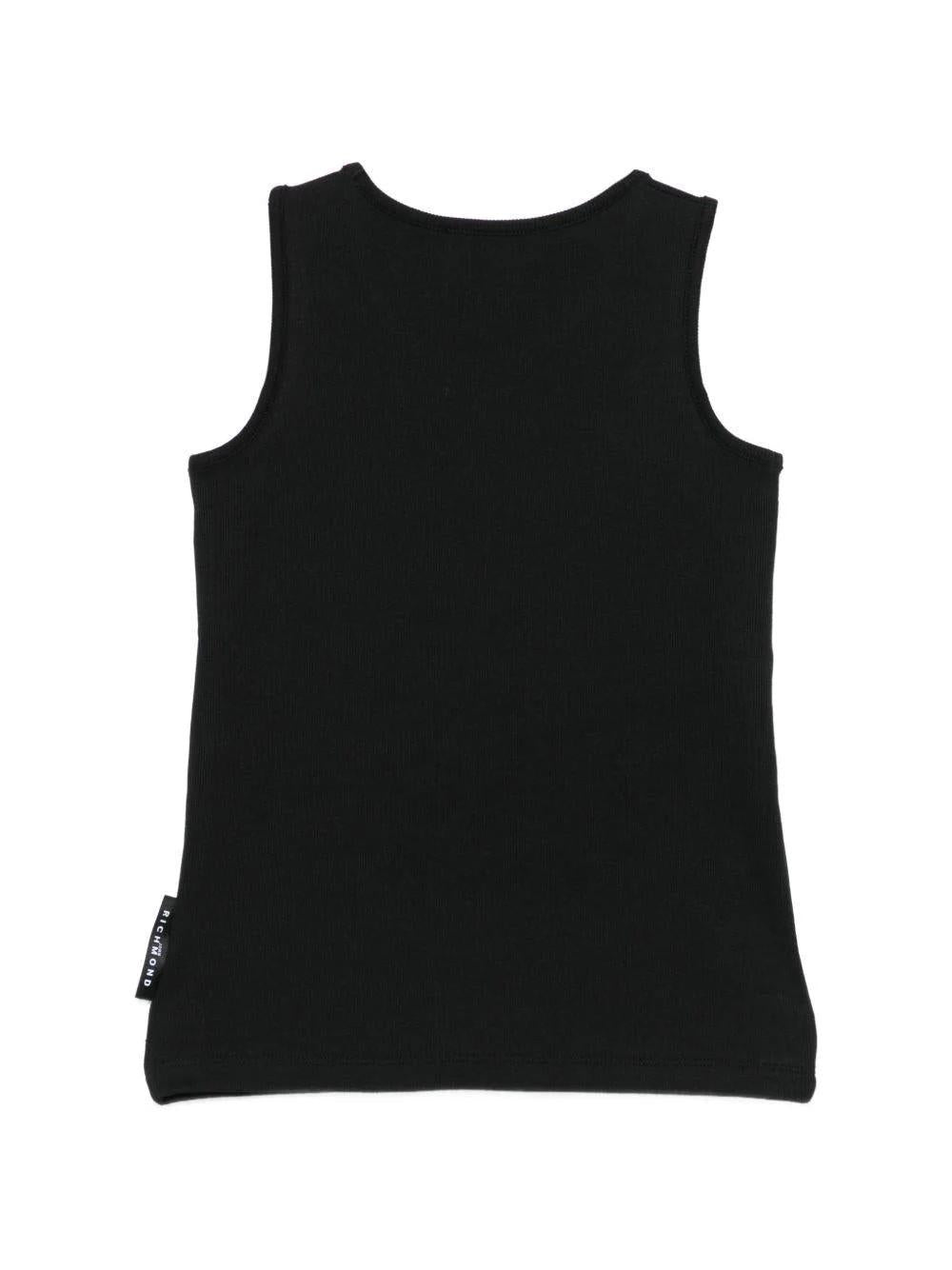 Canotta con dettaglio logo RGP26004CN BLACK RICHMOND 