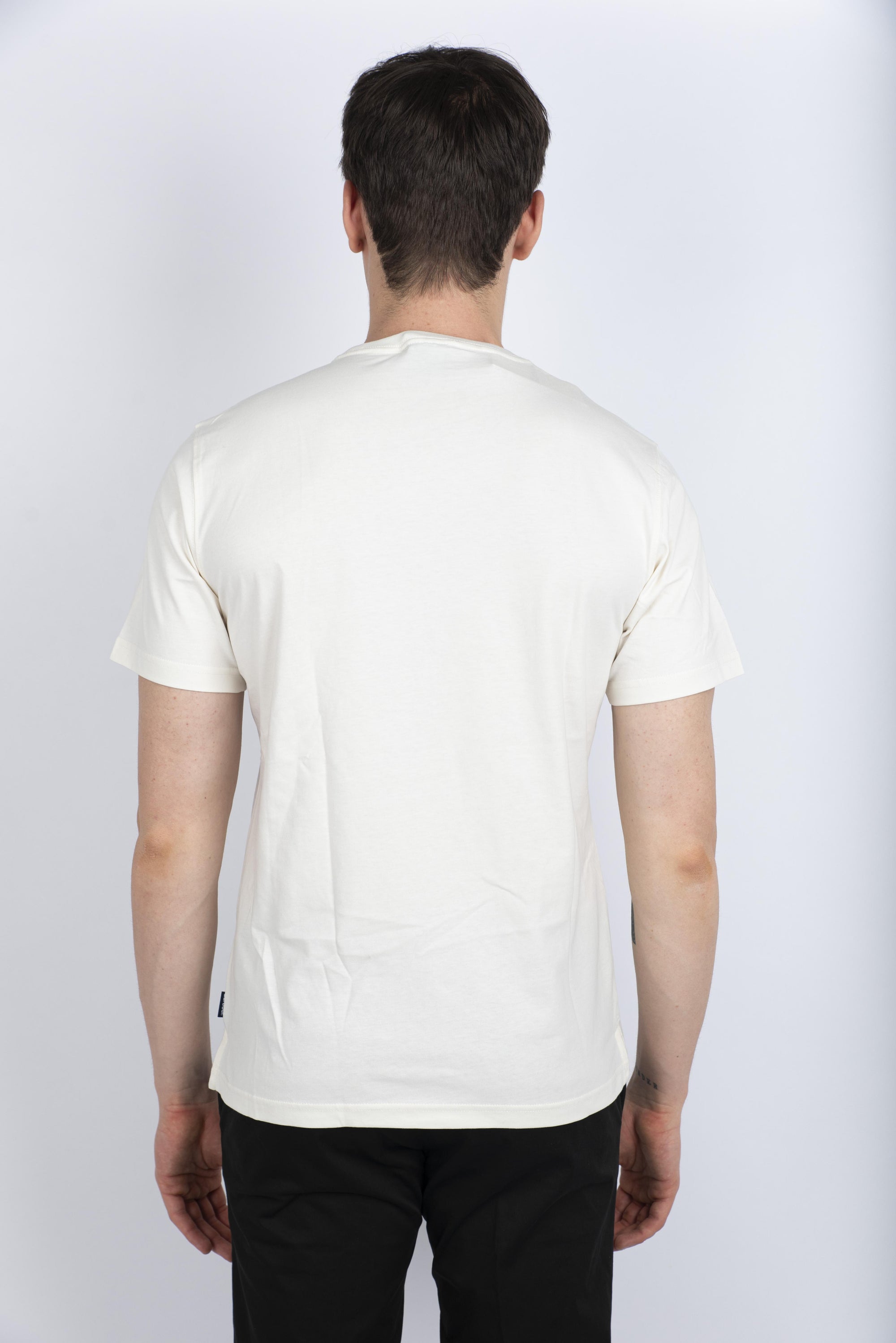 T-shirt Tothill leggermente aderente bianco Barbour MTS1419 WH52 BARBOUR 