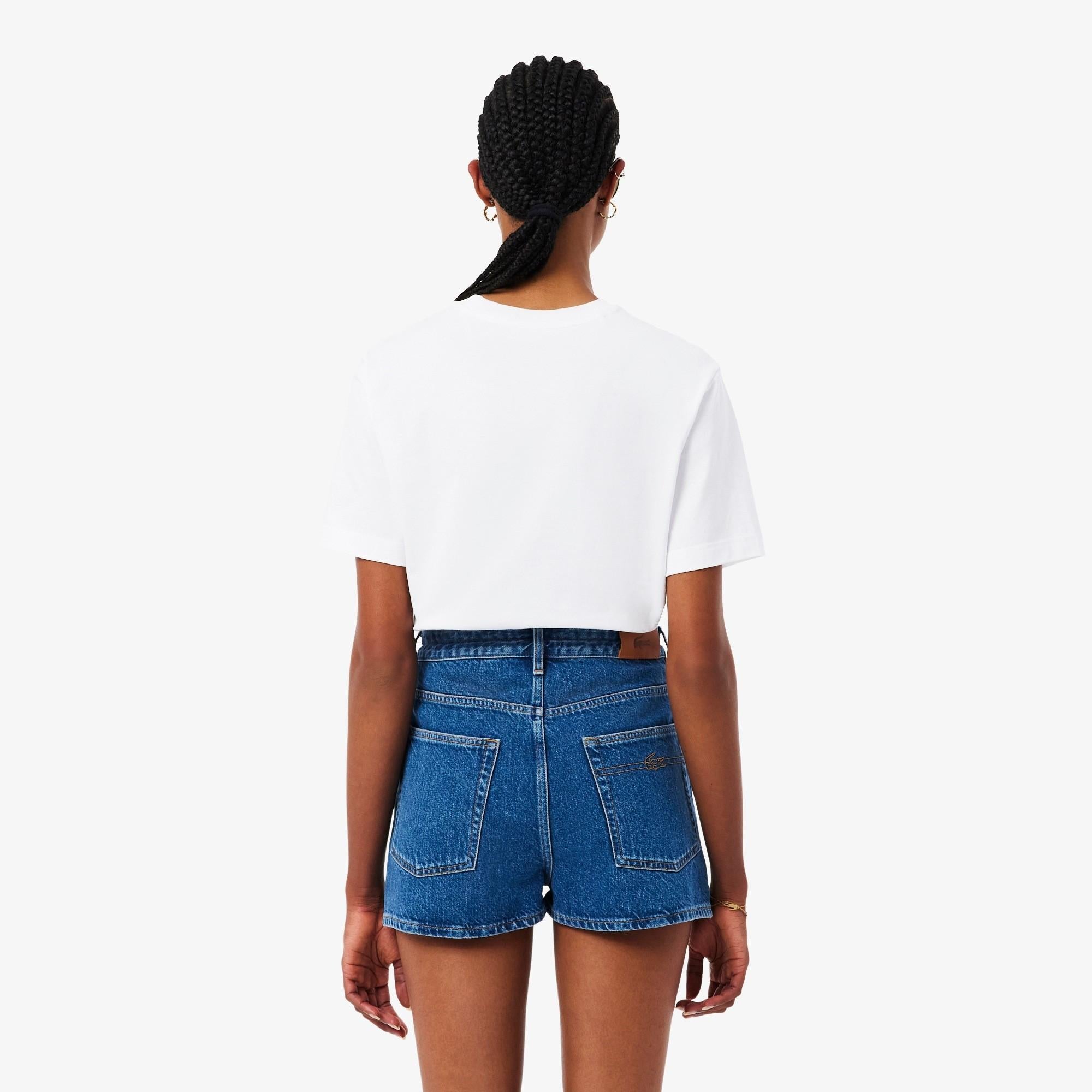 T-shirt in morbido cotone relaxed fit TF7215 001 LACOSTE 