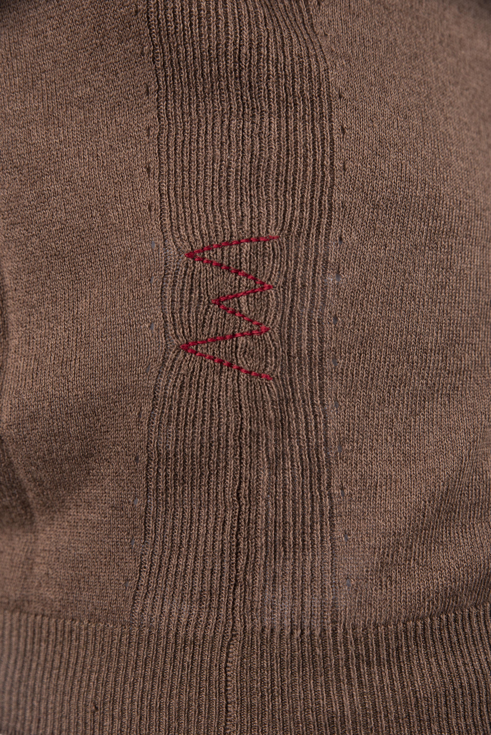 Maglia a maniche lunghe cacao Amaranto Uomo B9D0025 DU64M AMARANTO 