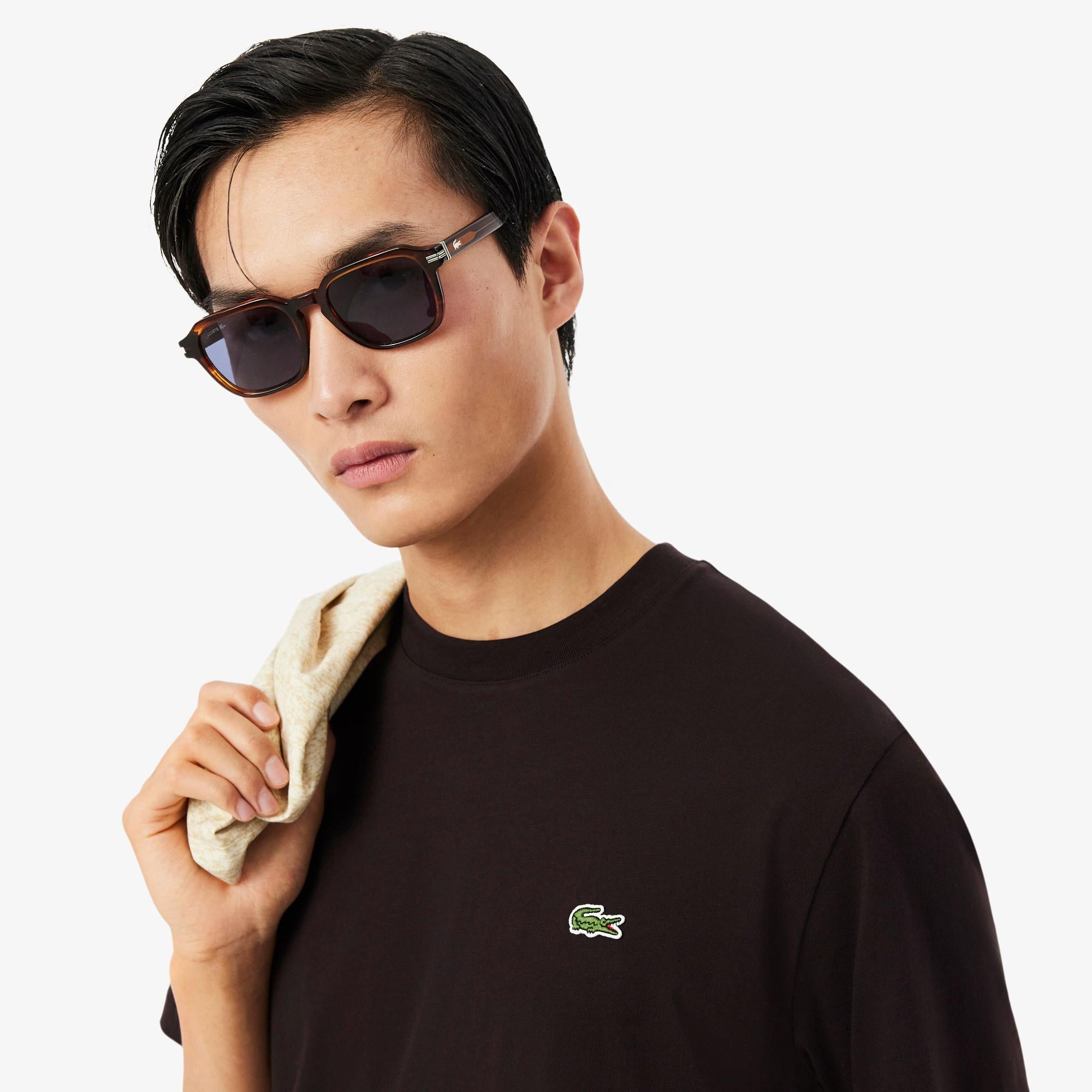 T-shirt in cotone TH7318 3LA LACOSTE 