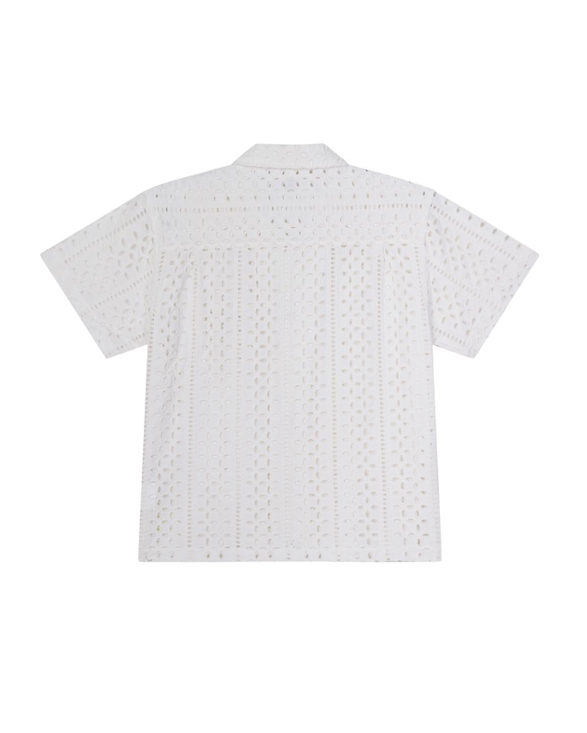 Camicia a maniche corte 181210428 WHT OBEY 