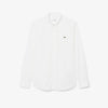 Camicia regular fit in popeline elasticizzato