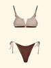 Bikini donna marrone