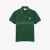 Polo con stemma ricamato