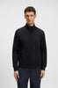 Felpa in cotone elasticizzato con zip e logo stampato