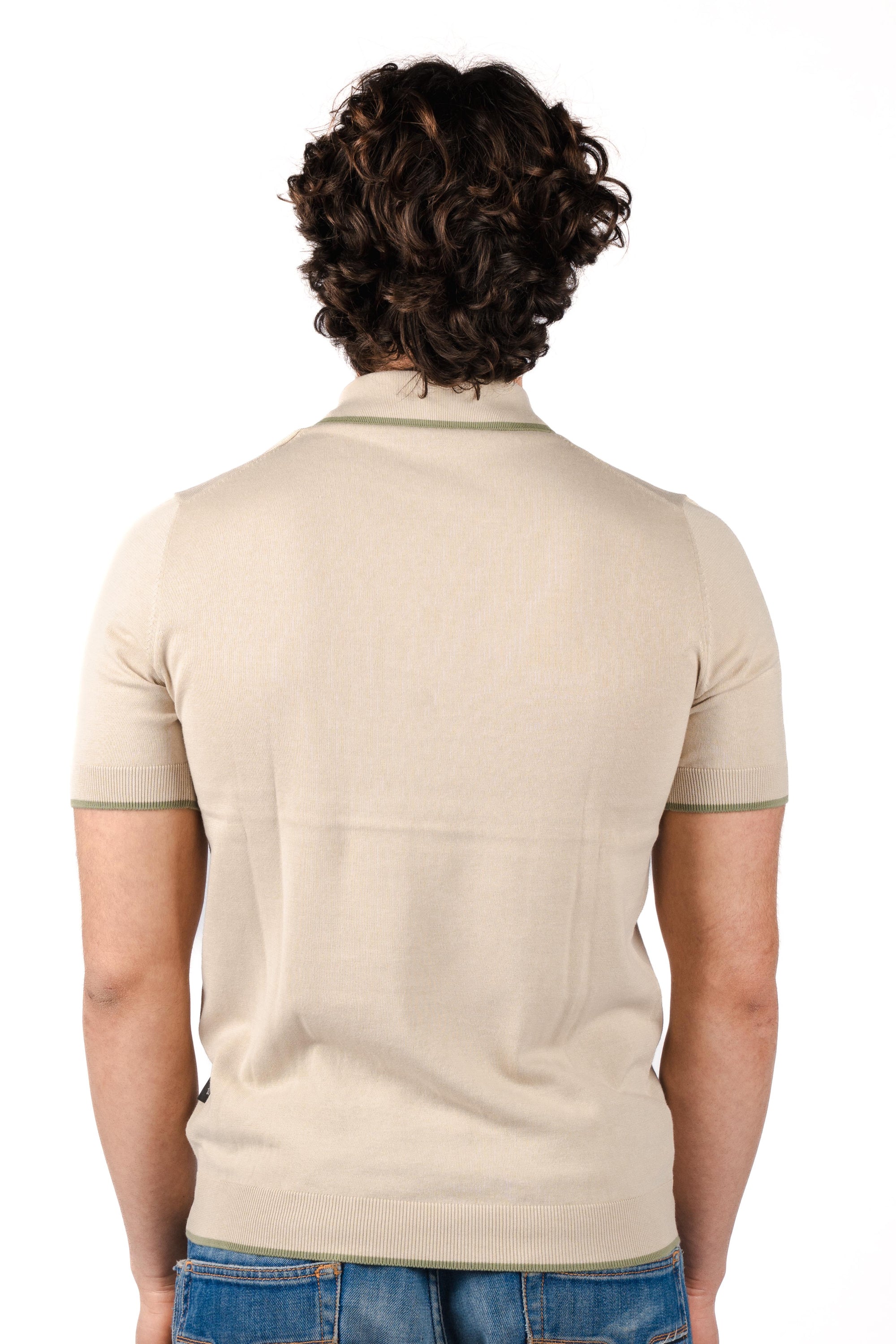 Polo con dettagli a contrasto R5012M261 PANAMA REFRIGUE 