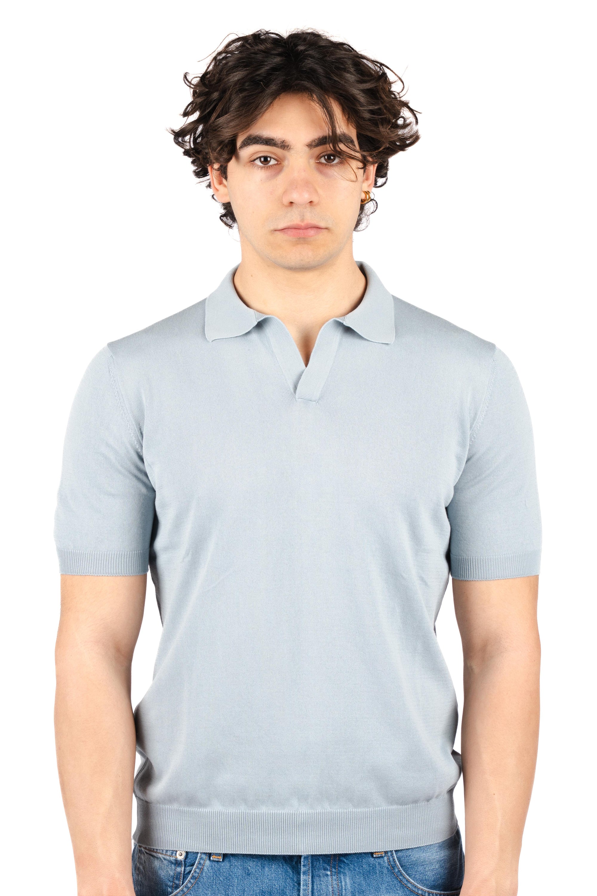 Polo con scollo a v 57132/20689 508 GRAN SASSO 