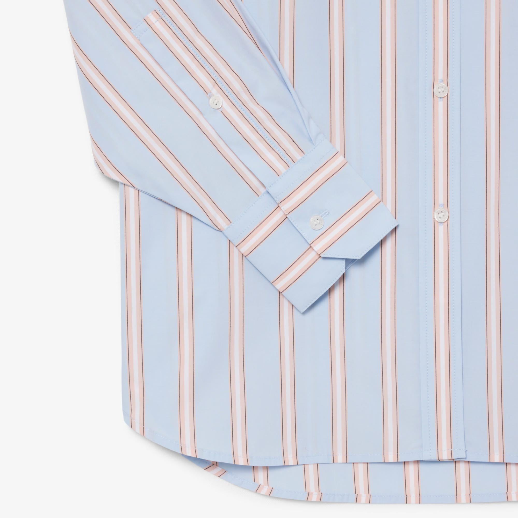 Camicia oversize in popeline di cotone CF1054 48C LACOSTE 