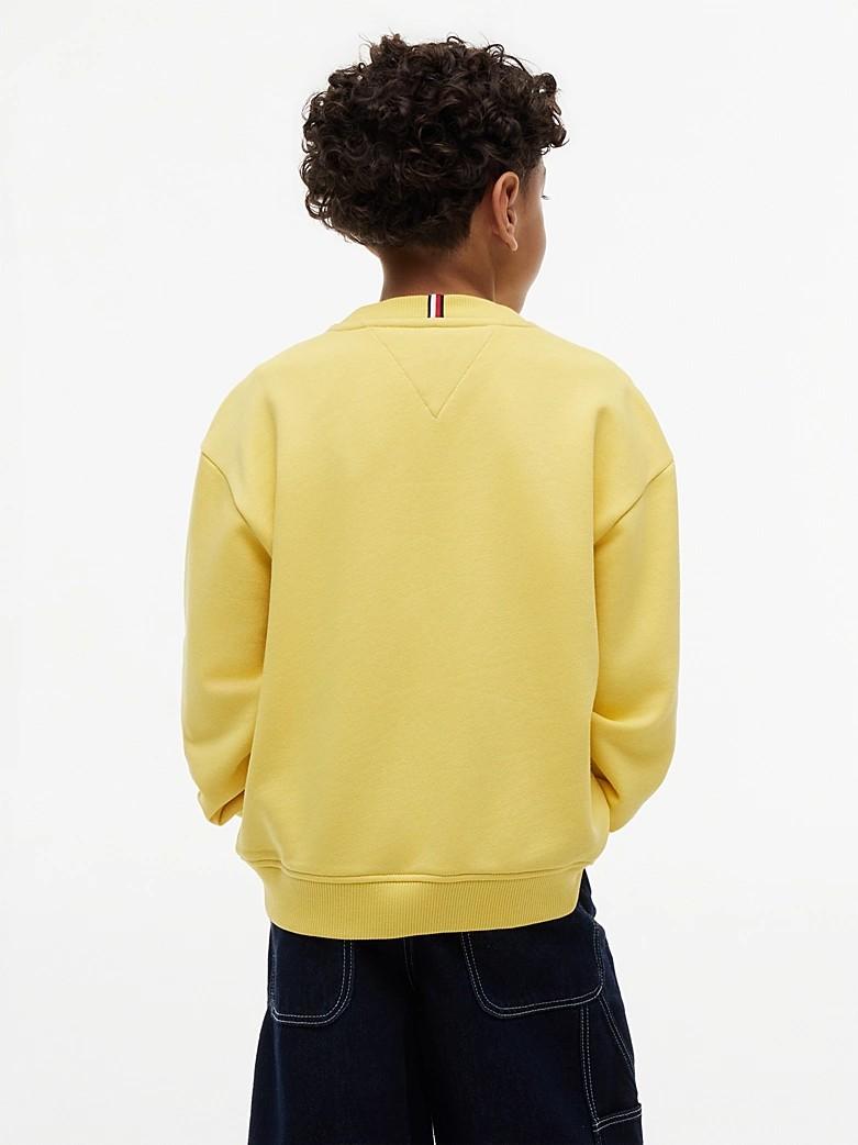 Felpa in spugna con logo KB0KB10404J ZGP TOMMY HILFIGER 