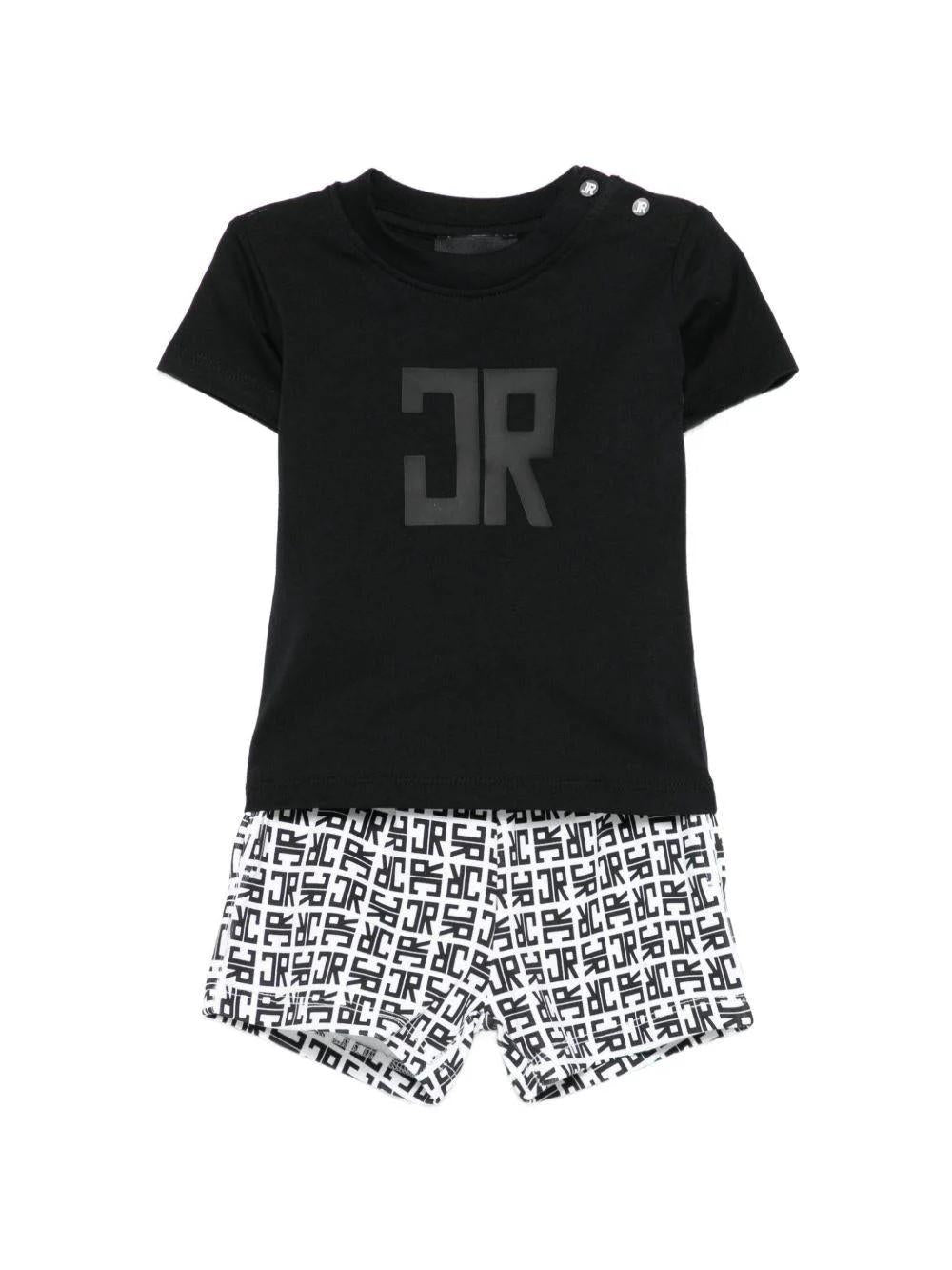 Completo con dettaglio logo RIP26023CJ BLACK RICHMOND 