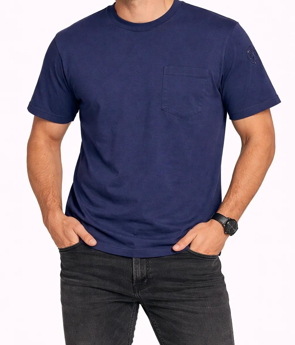 T-shirt con taschino Balmoral 26SBLUH02305 888 BLAUER 