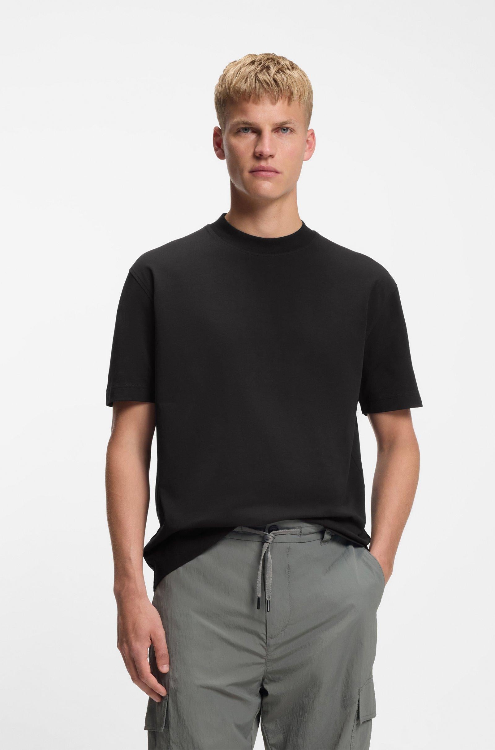 T-shirt oversize in jersey di cotone 50479928 001 BOSS 