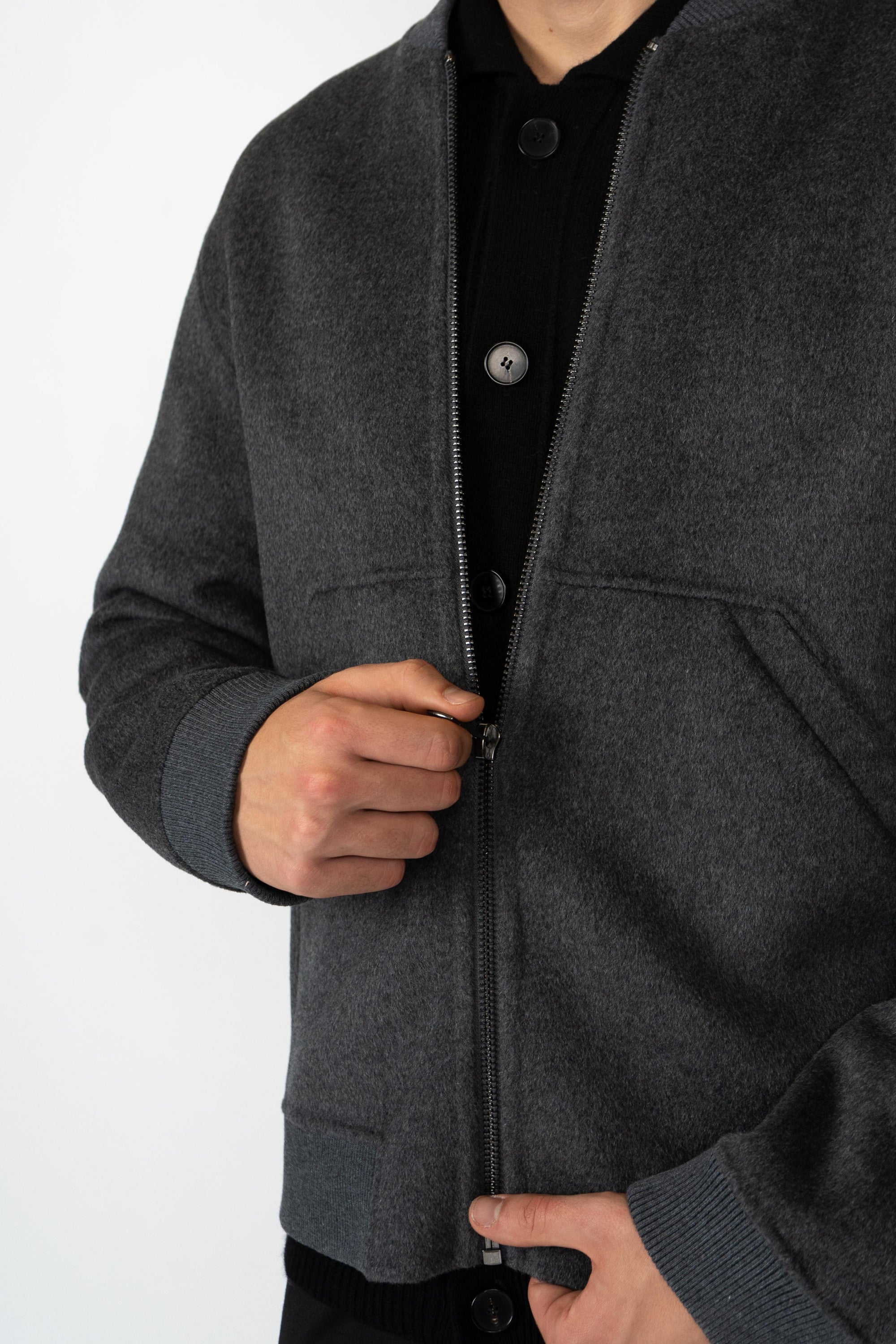 Giacca full zip B6F0011 FU95M AMARANTO 