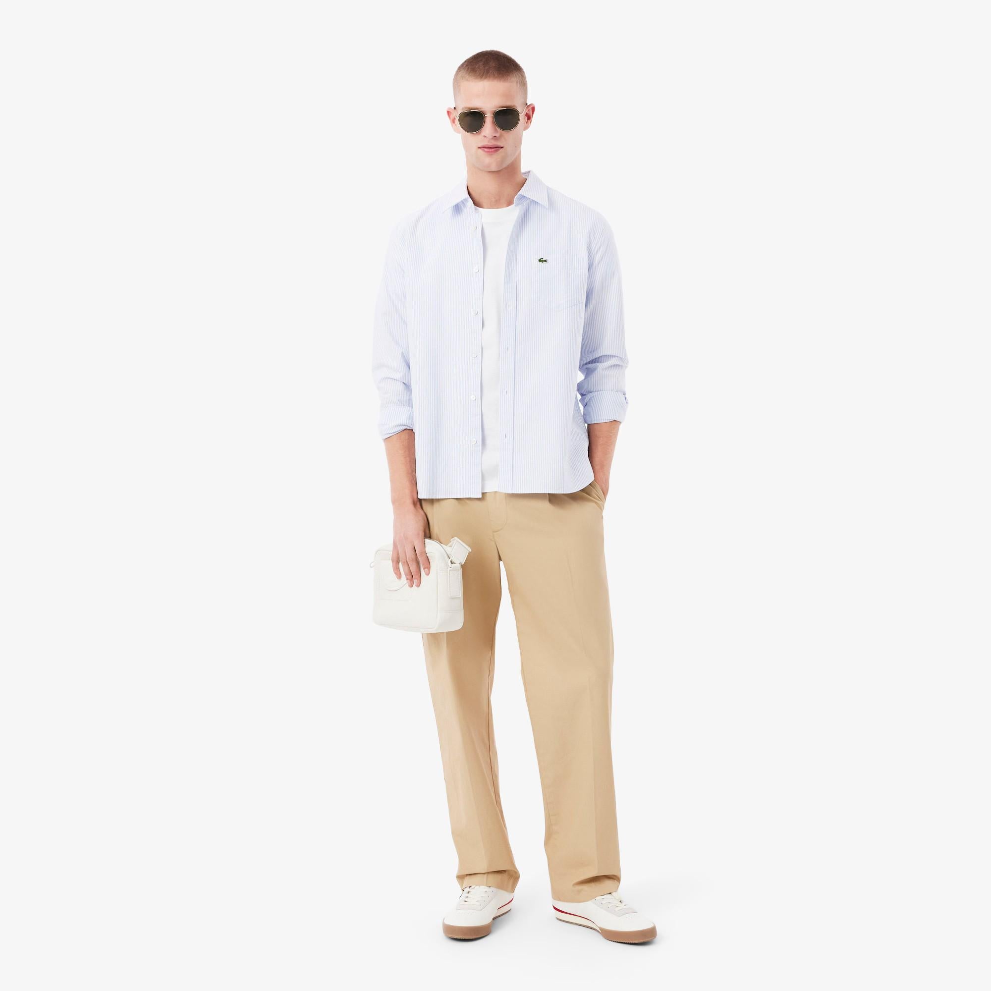 T-shirt in cotone TH7318 001 LACOSTE 