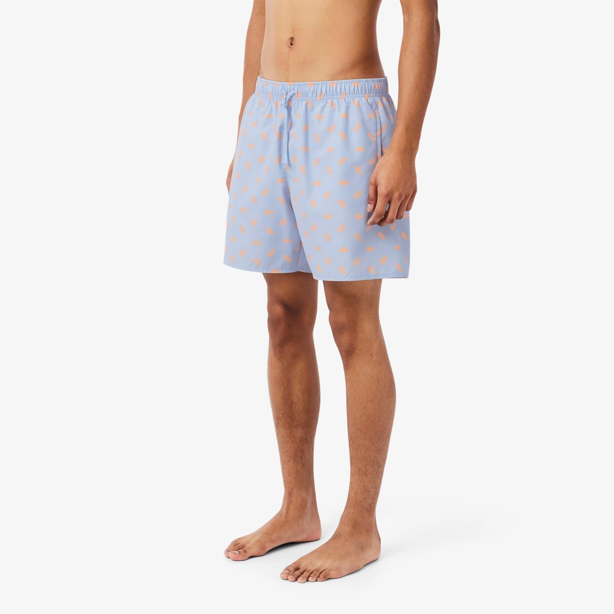 Boxer mare medi con stampa coccodrillo MH1851 HBA LACOSTE 