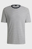 T-shirt regular fit in cotone e lino