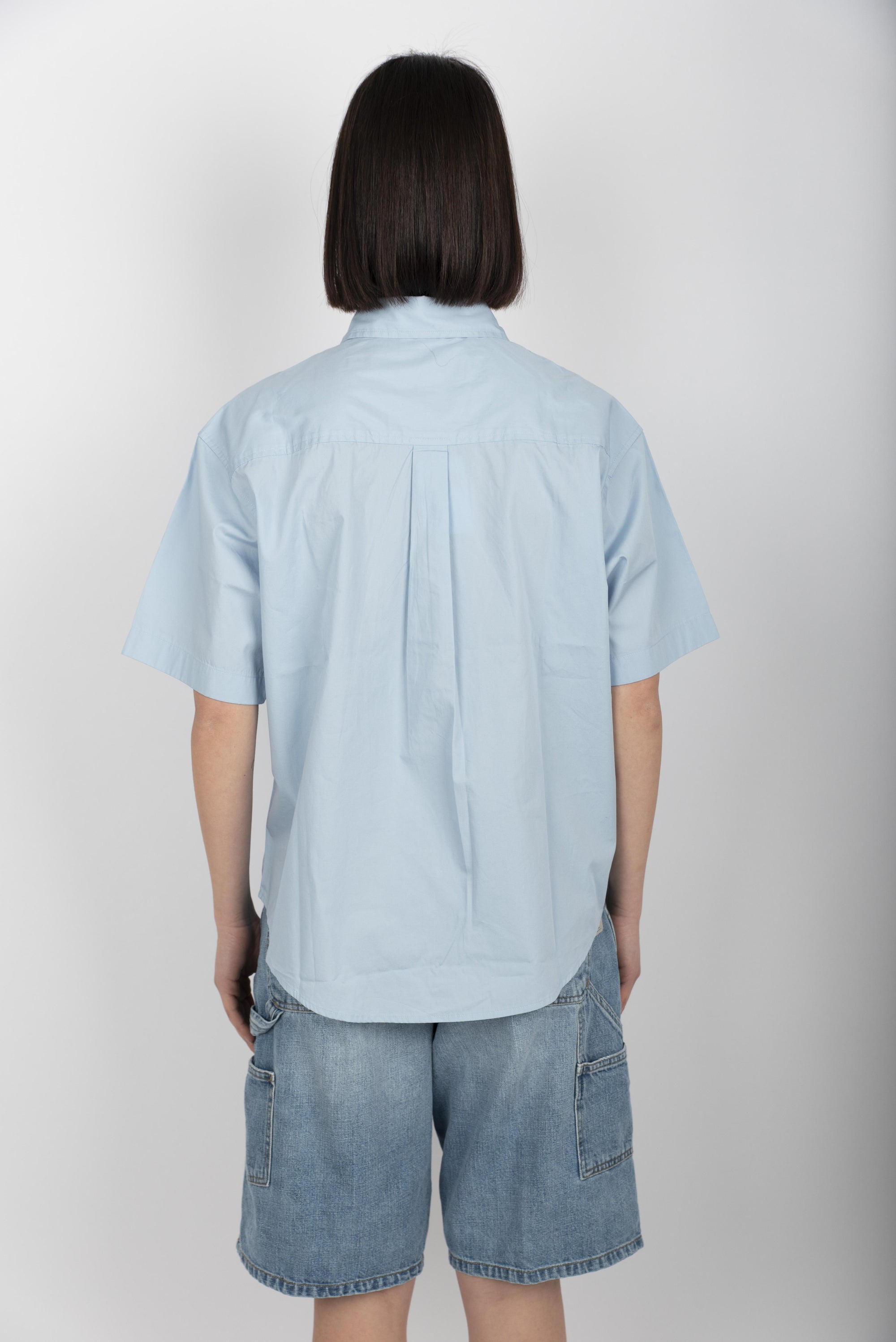 Camicia Women's S/S Jaxon Shirt air sky white  I033080 2QBXX CARHARTT WIP 