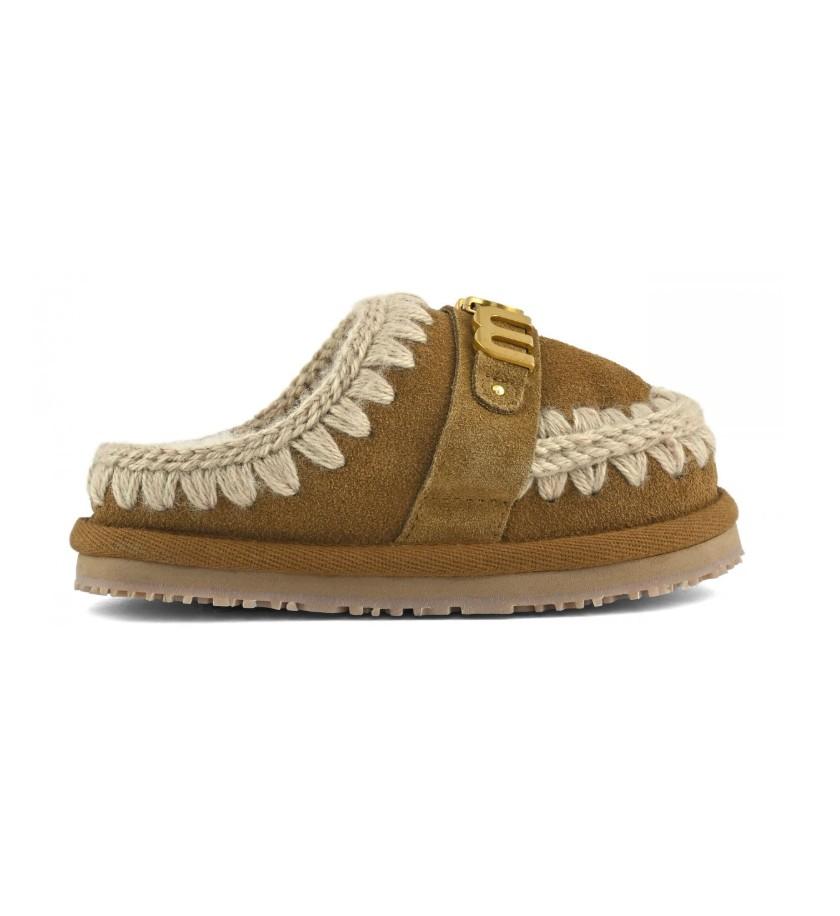 Kids slipper suede MUFK161000A COGA MOU 