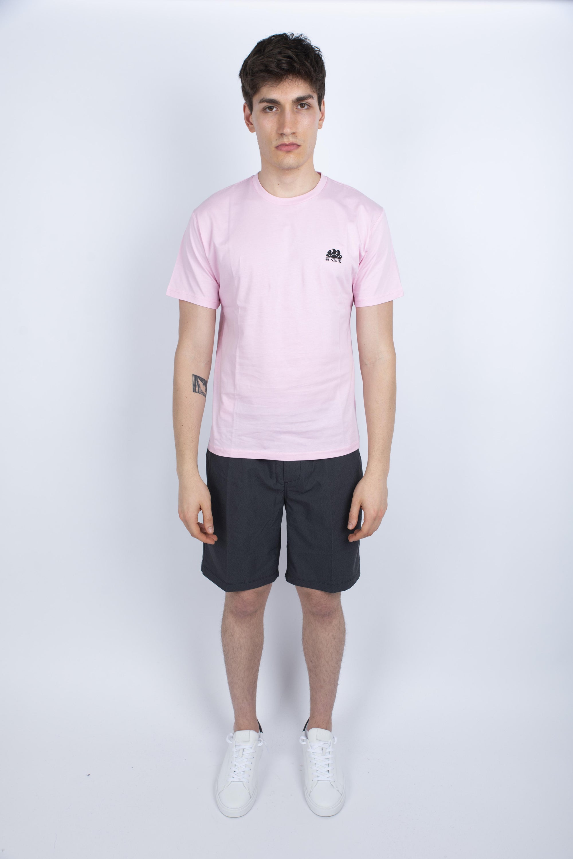 T-shirt con tasca Wetsuit rosa M673TEJ7800 53200 SUNDEK 