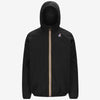 Giacca media calda unisex nero con materiali riciclati