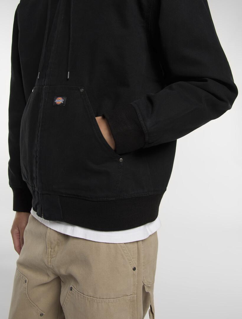Giacca canvas con cappuccio Hilham DK0A87O5 BLK1 DICKIES 