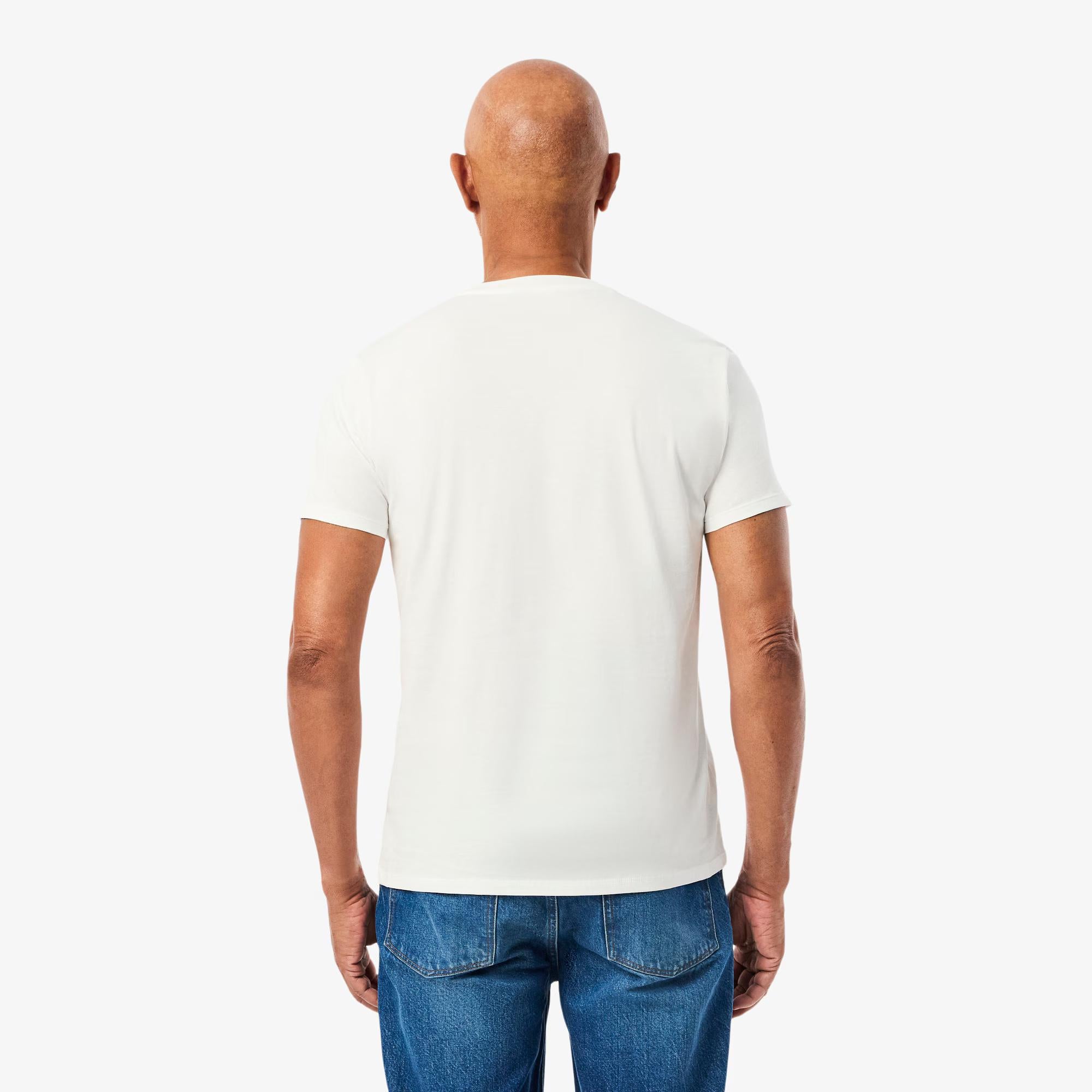 T-shirt in cotone Pima TH6709 001 LACOSTE 