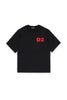 T-shirt with beaded logo