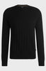 T-shirt in misto cotone con lavorazione a nido dape
