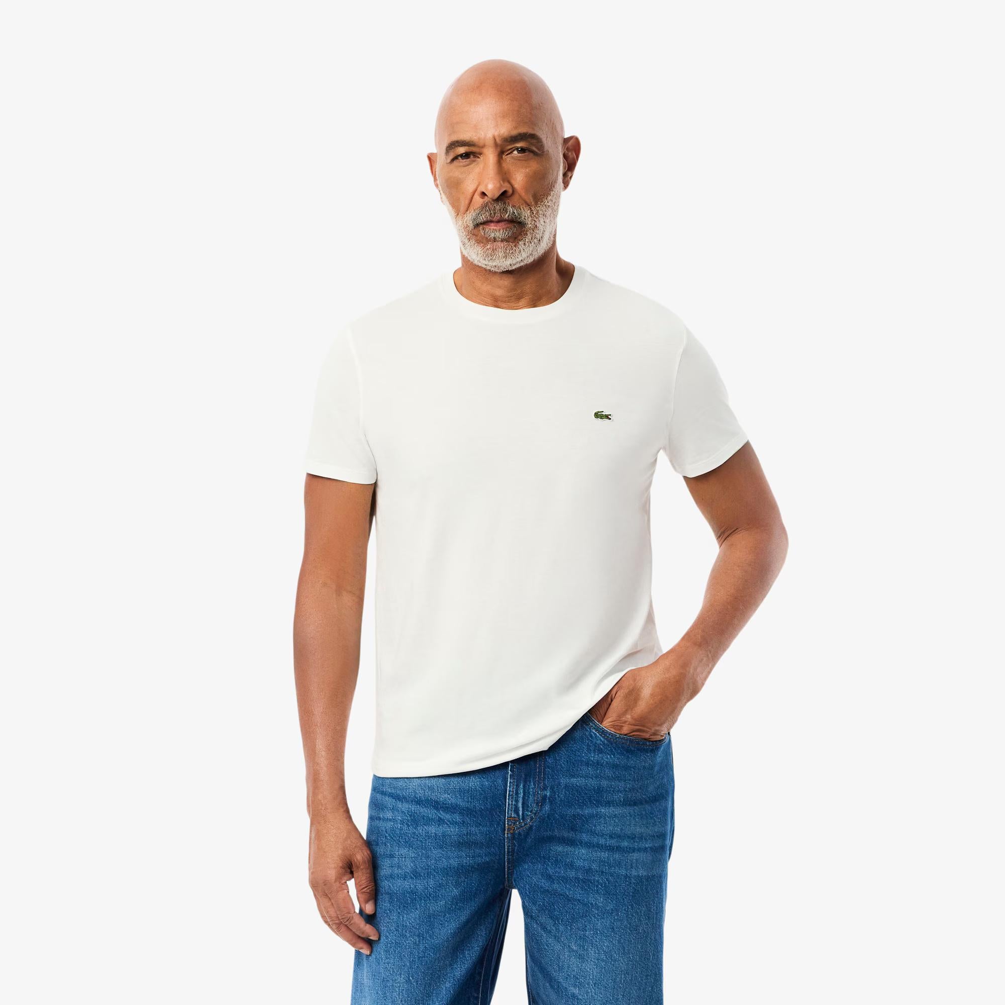 T-shirt in cotone Pima TH6709 001 LACOSTE 