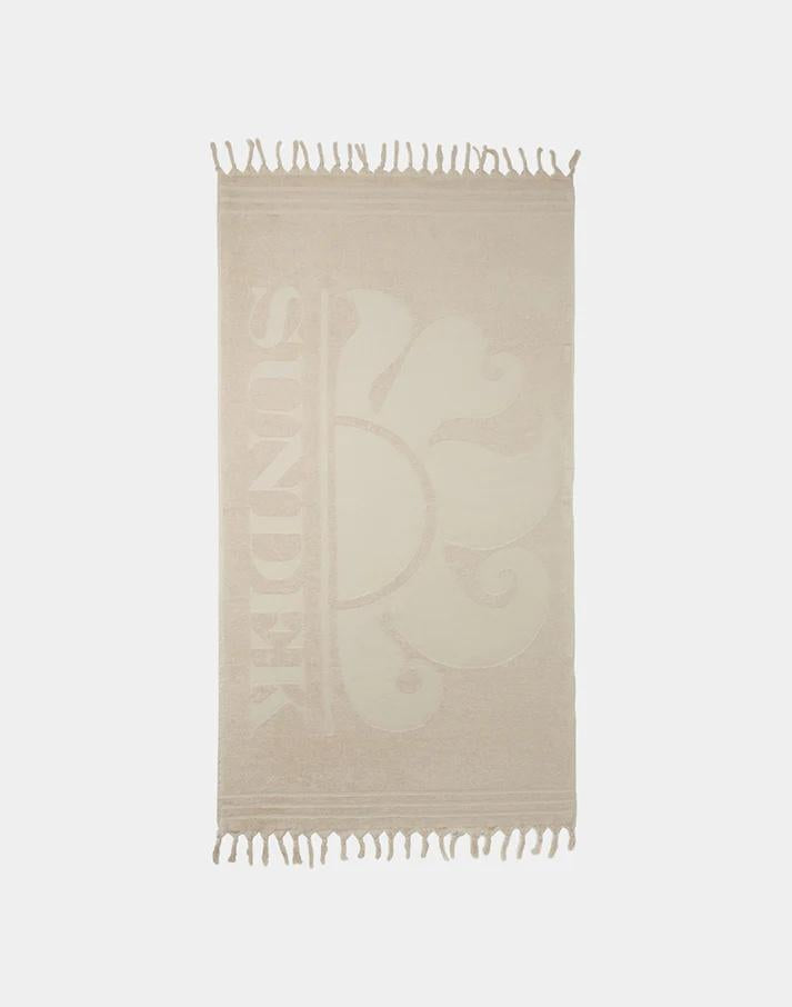 Paraty telo mare jacquard con logo mangrove AM381ATC1000 96600 SUNDEK 