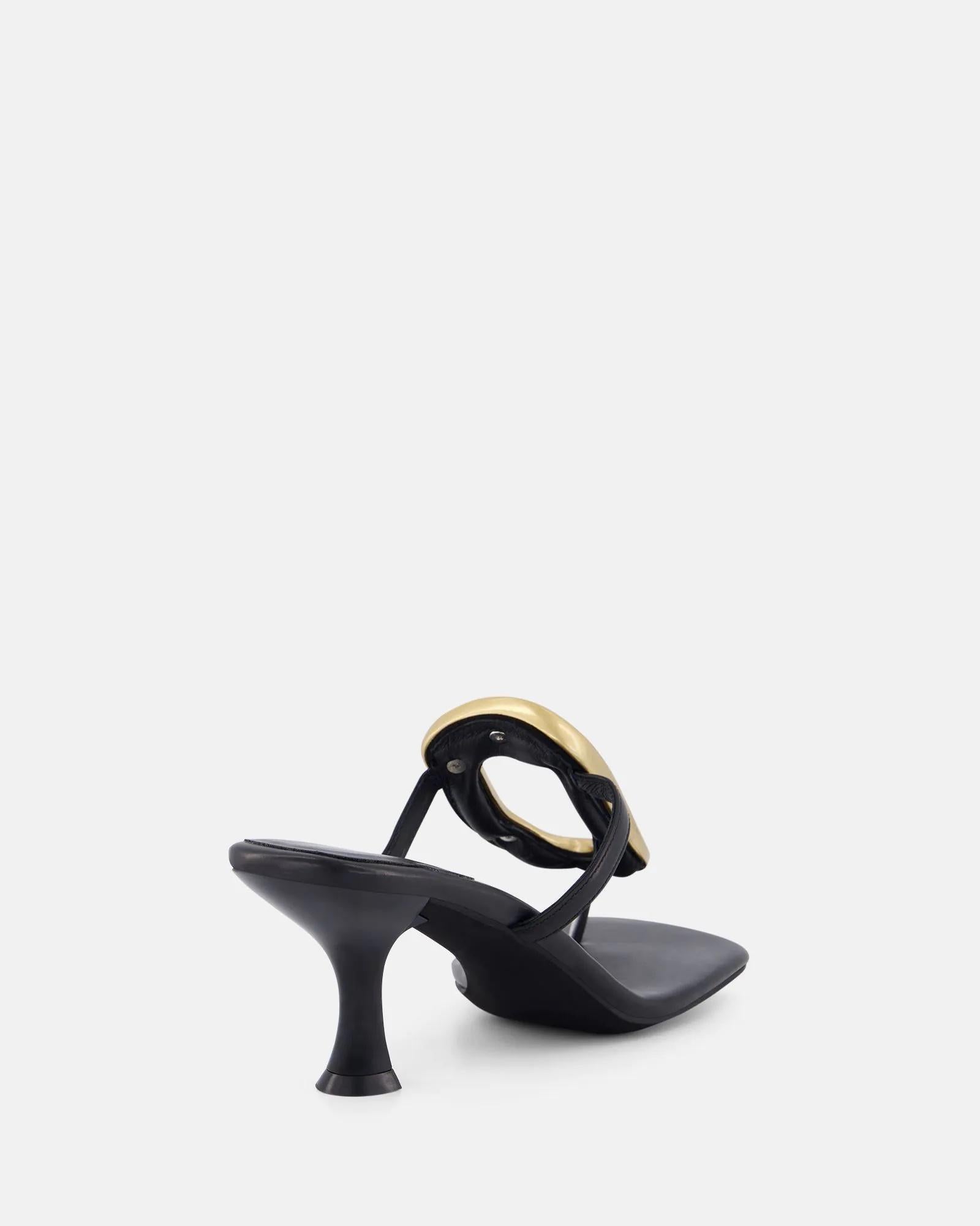 Linq-up black satin donna con tacco JCSJC11312 8 JEFFREY CAMPBELL 
