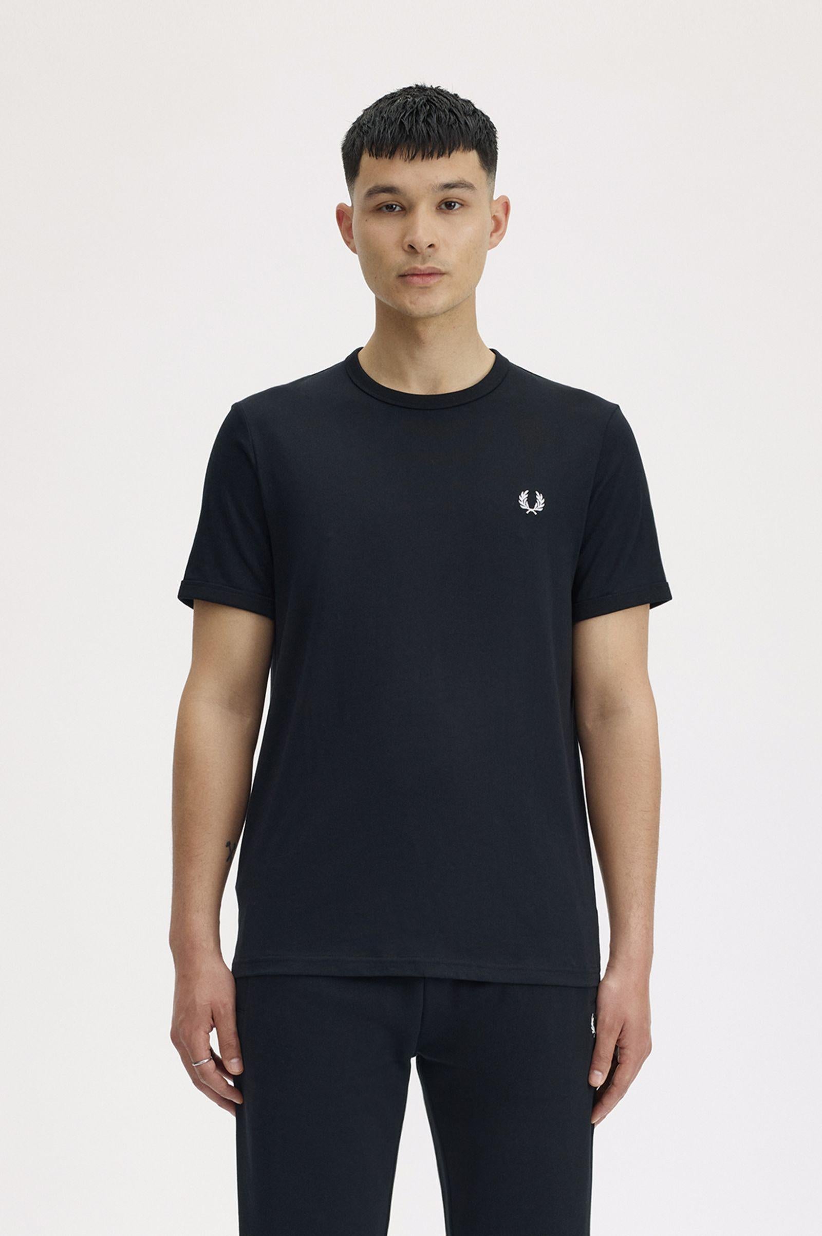 T-Shirt Ringer M351957 102 FRED PERRY 