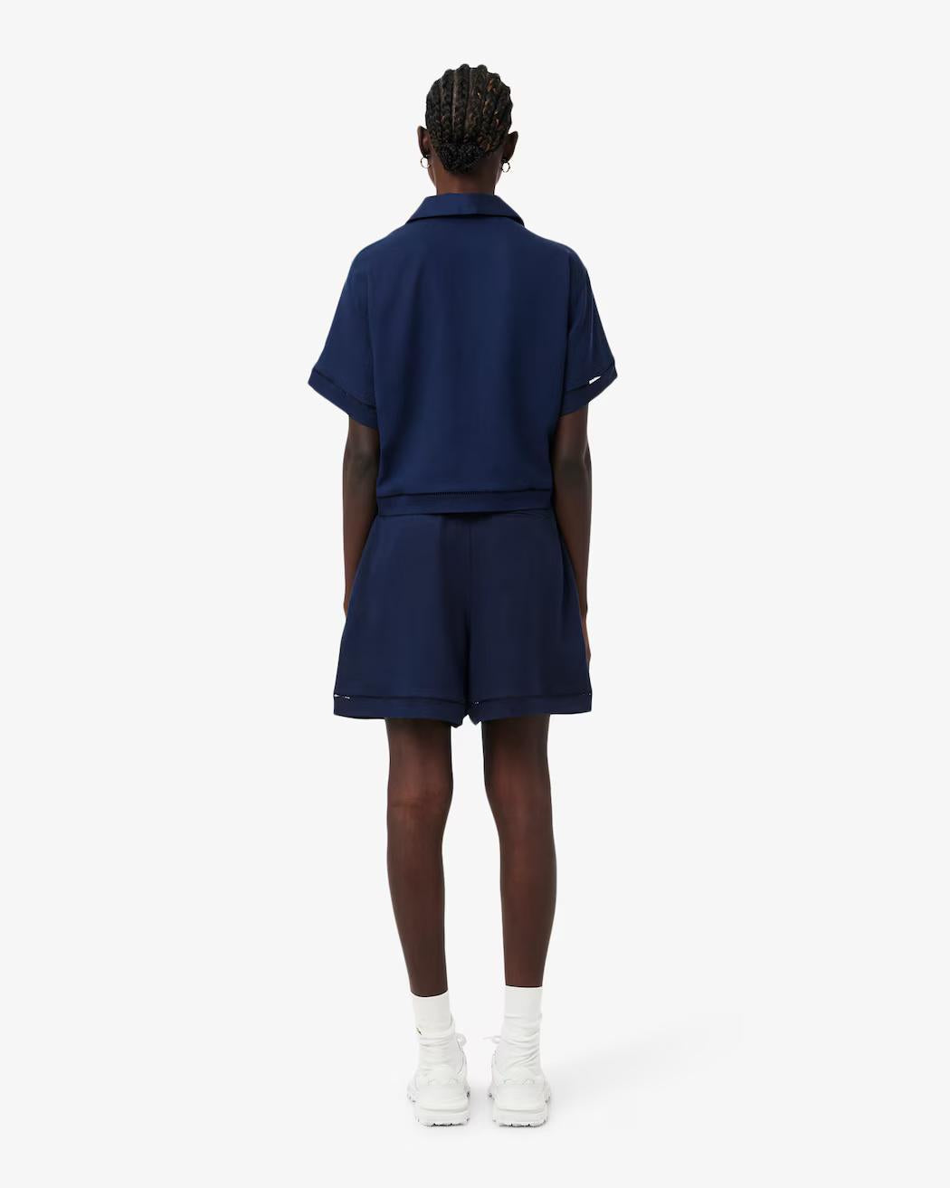 Bermuda oversize in misto lino fluido FF1026 166 LACOSTE 