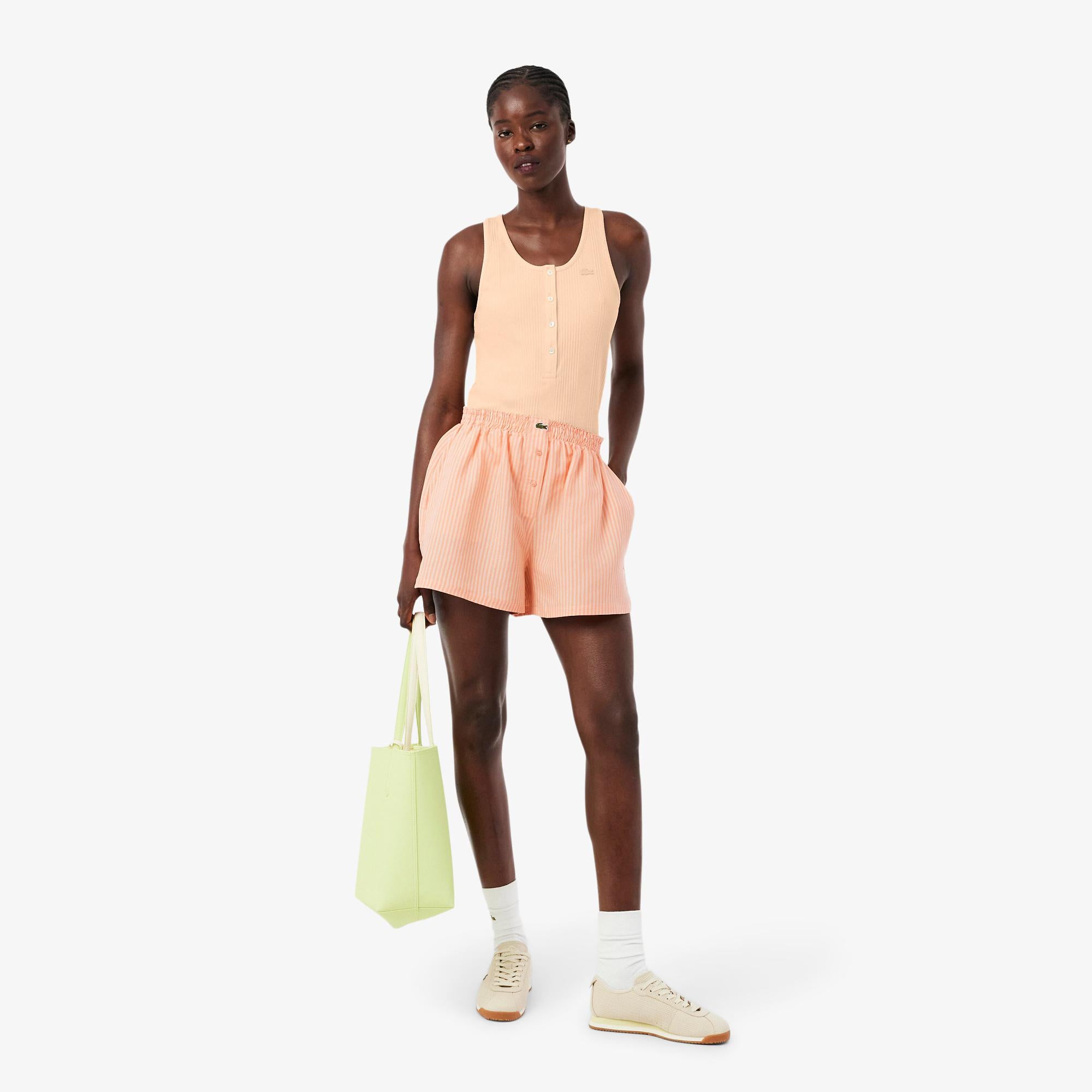 Shorts oversize in misto lino FF1428 4HI LACOSTE 