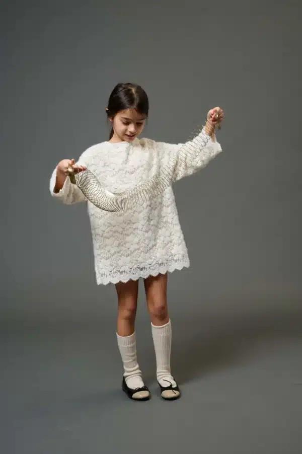 Abito pizzo brenta DX1B00U0237 101A DOUUOD 