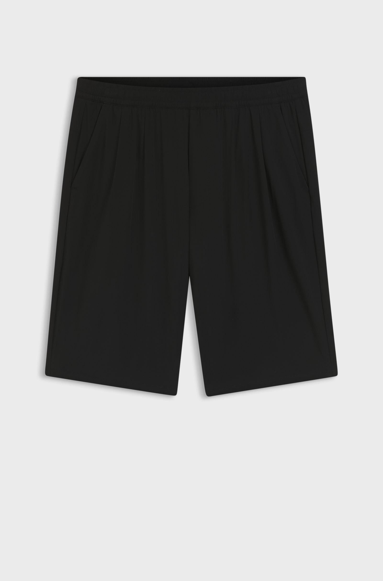 Shorts con pieghe sulla parte anteriore 50558959 001 BOSS 