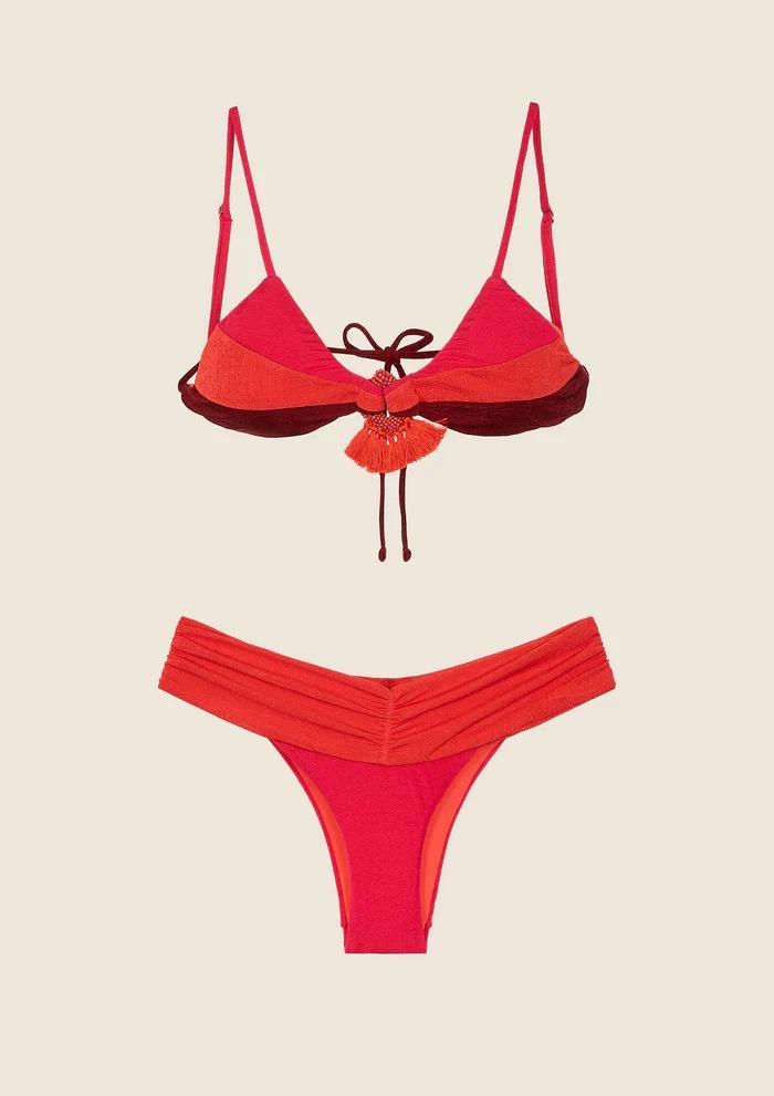 Bikini Triangolo con Slip Americano Fisso Fantasia 0750 FX F**K 
