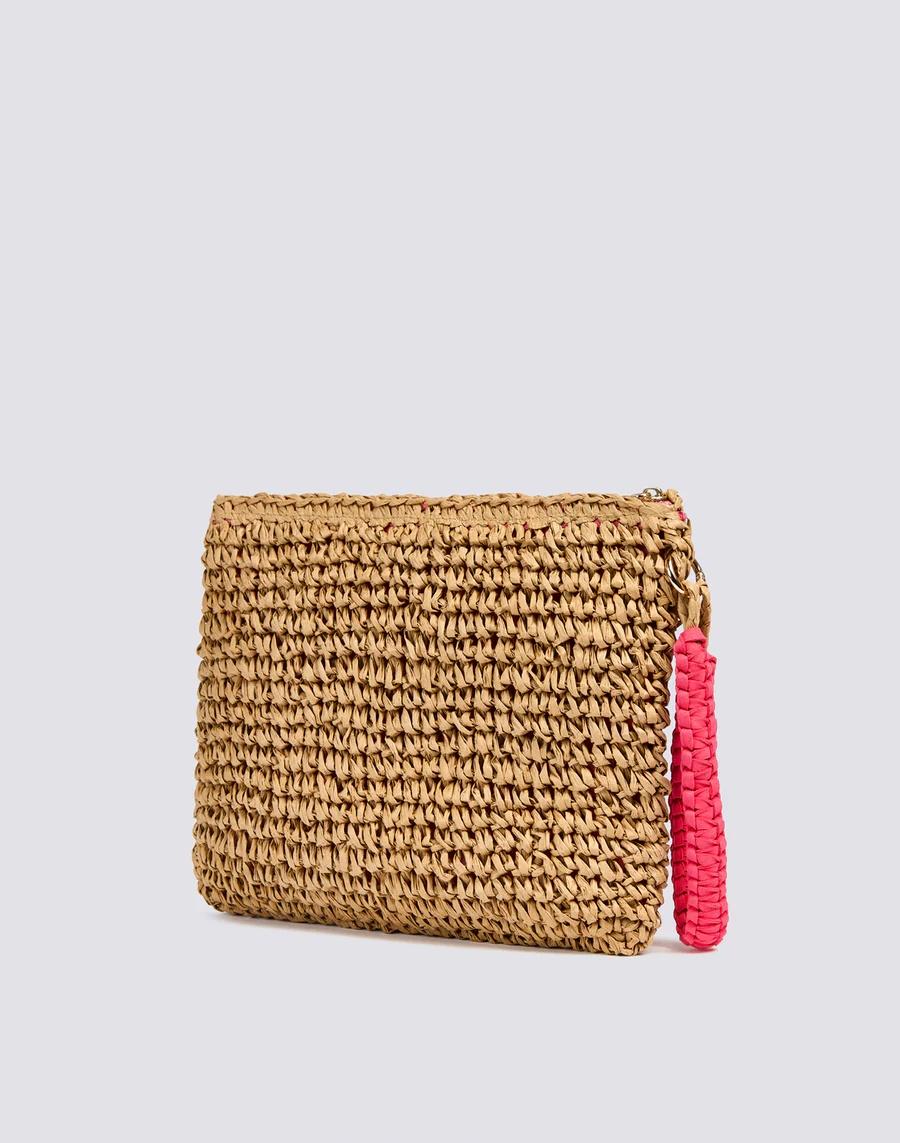 Mini borsa in paper straw AW740ABPA100 A7001 SUNDEK 