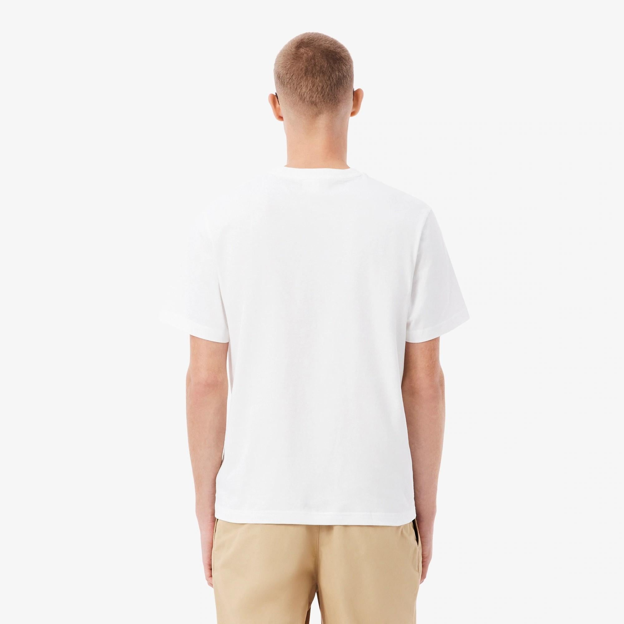 T-shirt in cotone TH7318 001 LACOSTE 