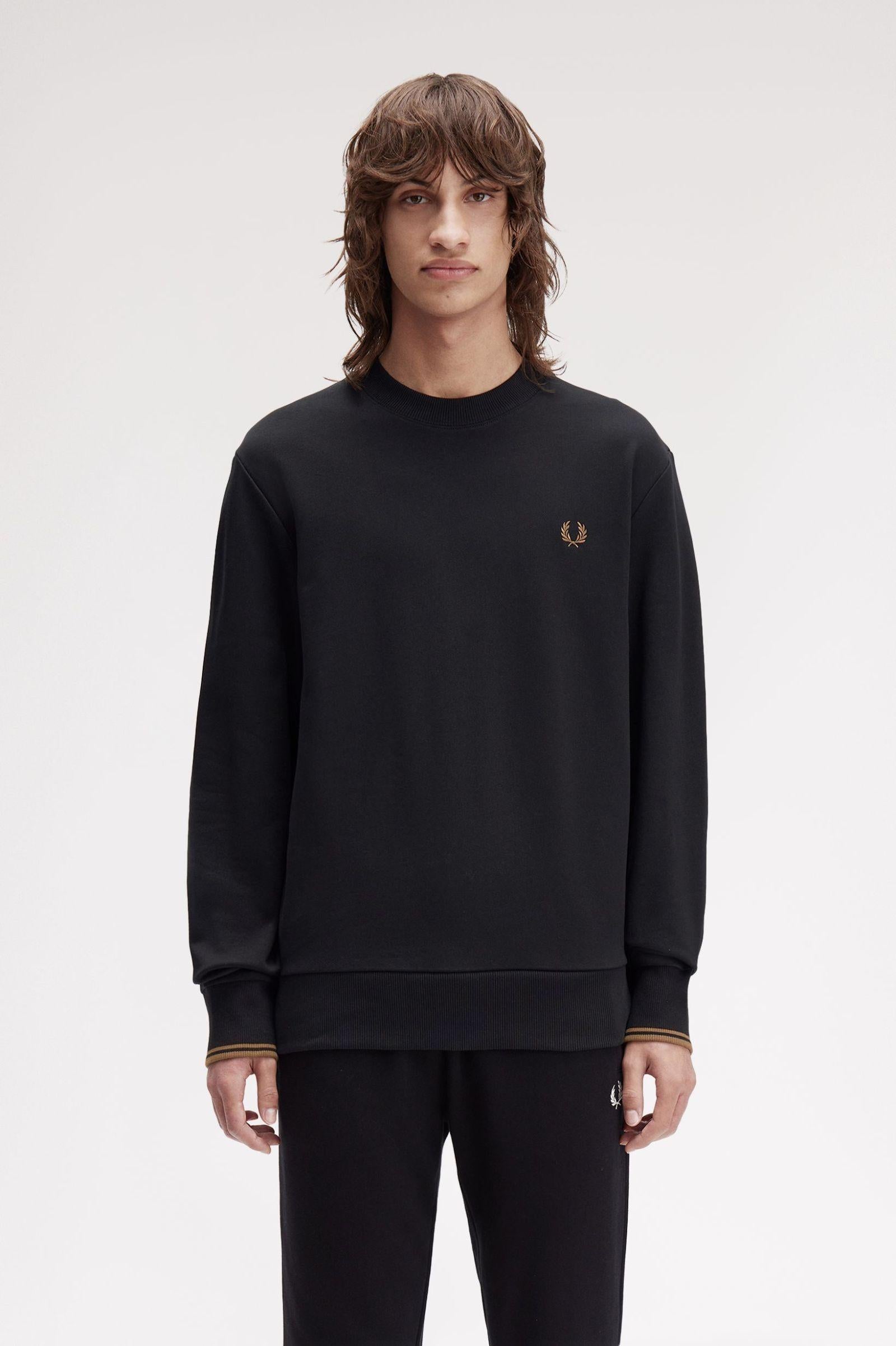 Felpa Girocollo M753555 S77 FRED PERRY 