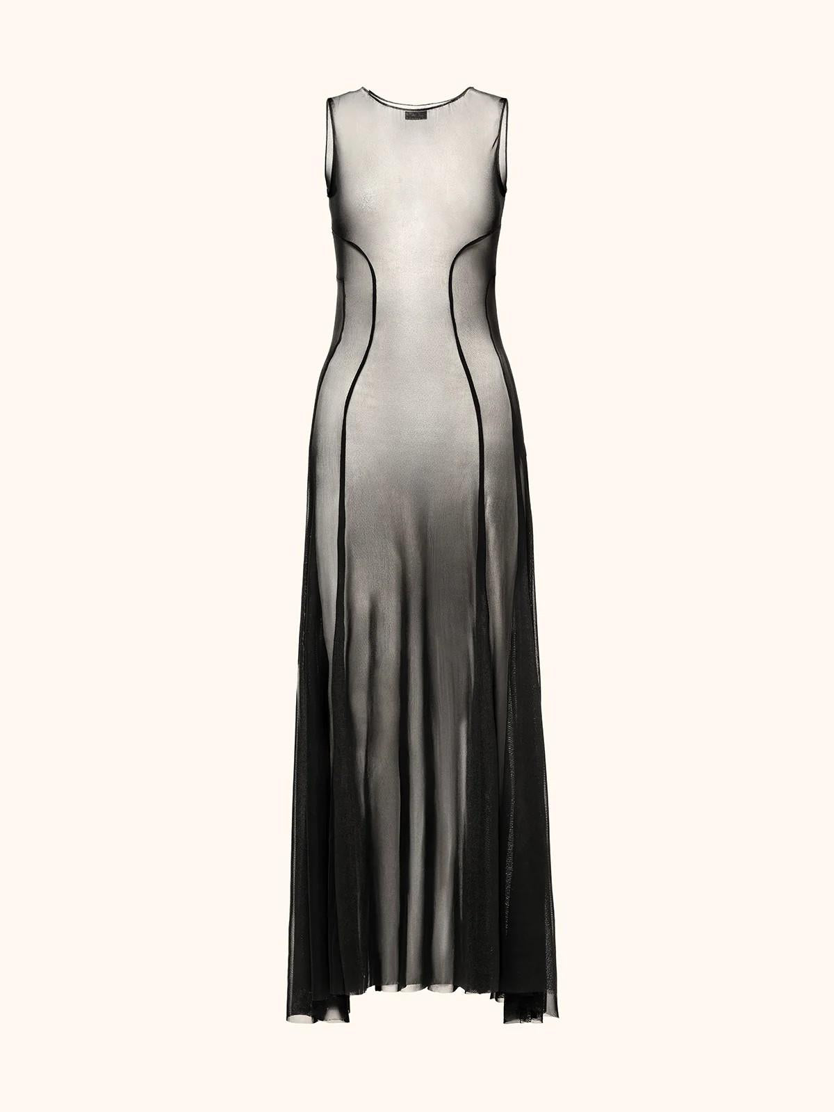 Vestito lungo MF26SW0720 BK ME FUI 