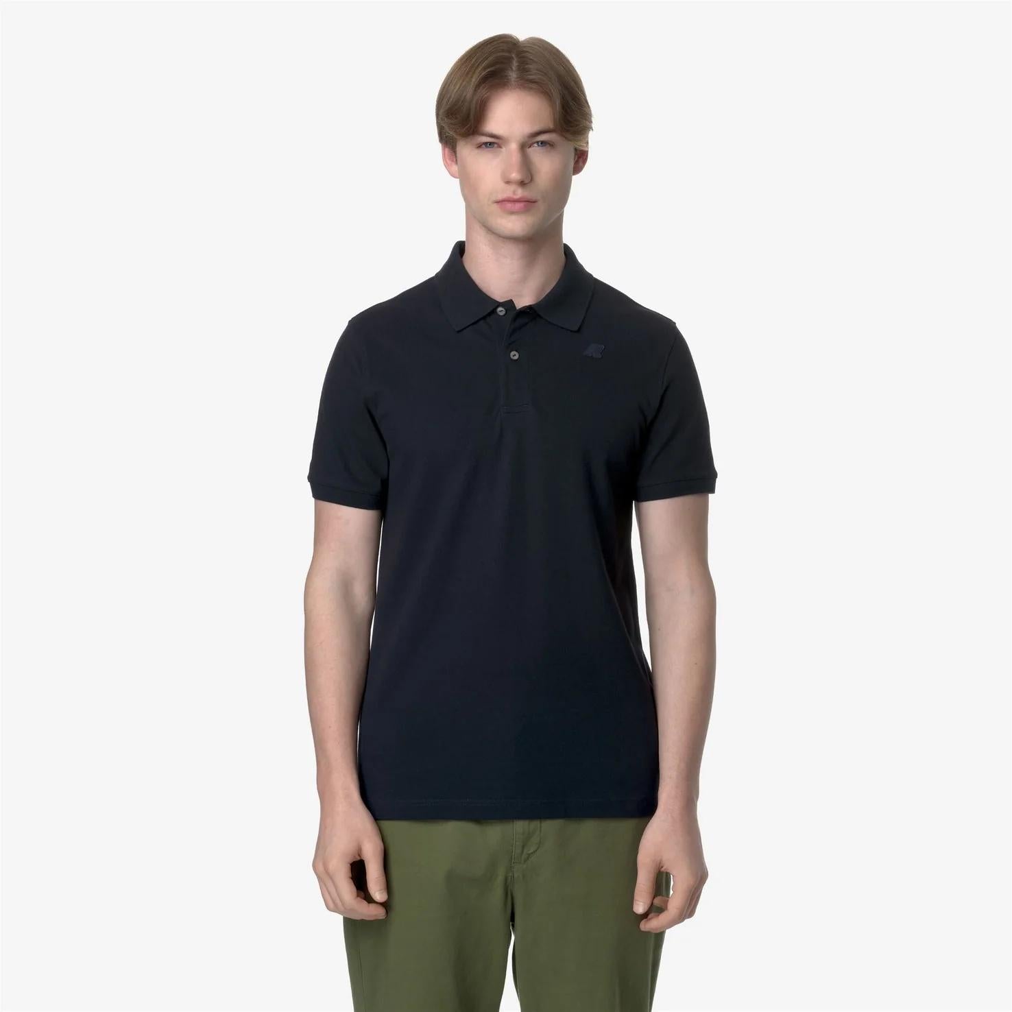 Polo Uomo Stretch Piquet blu K5127BW K89 K-WAY 