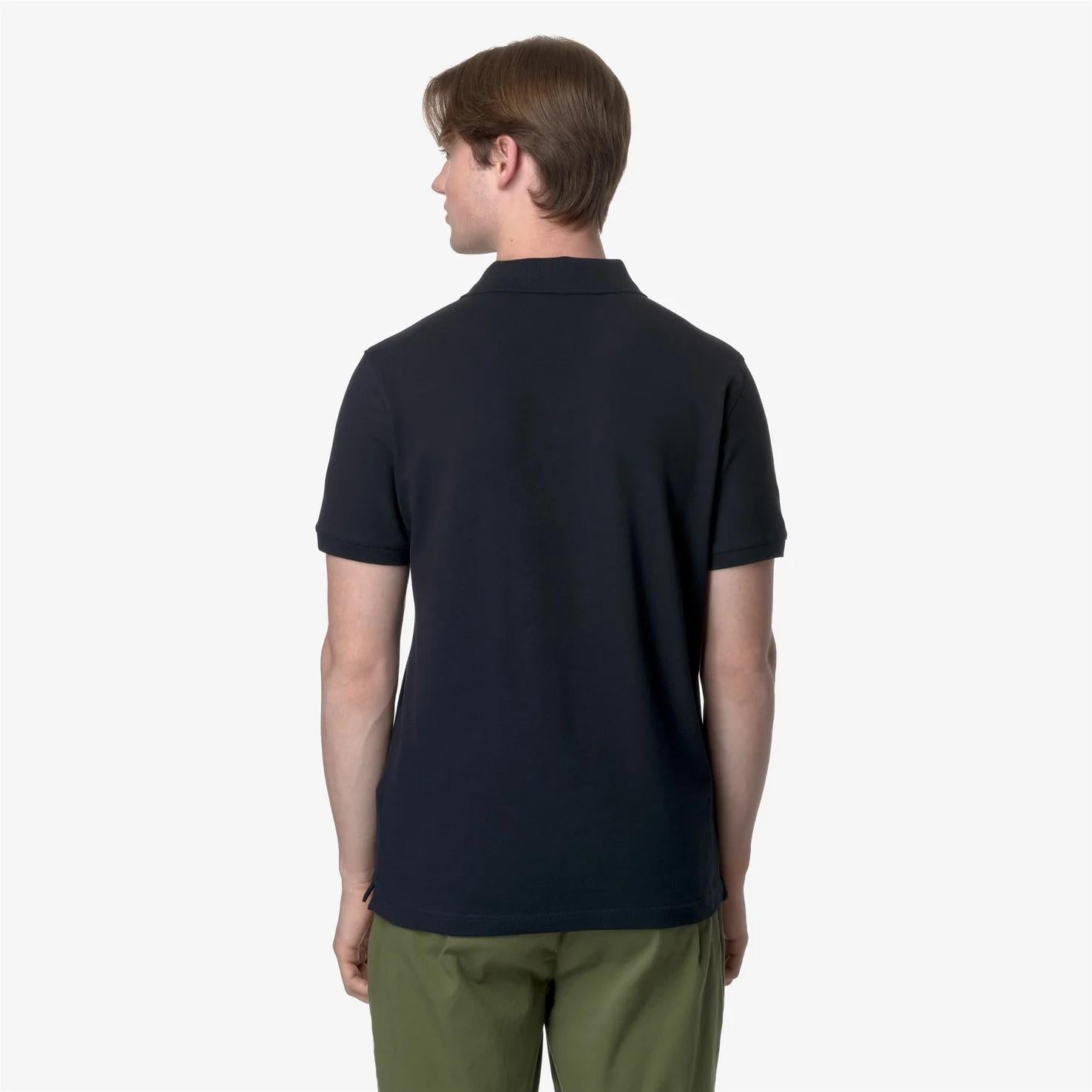 Polo Uomo Stretch Piquet blu K5127BW K89 K-WAY 