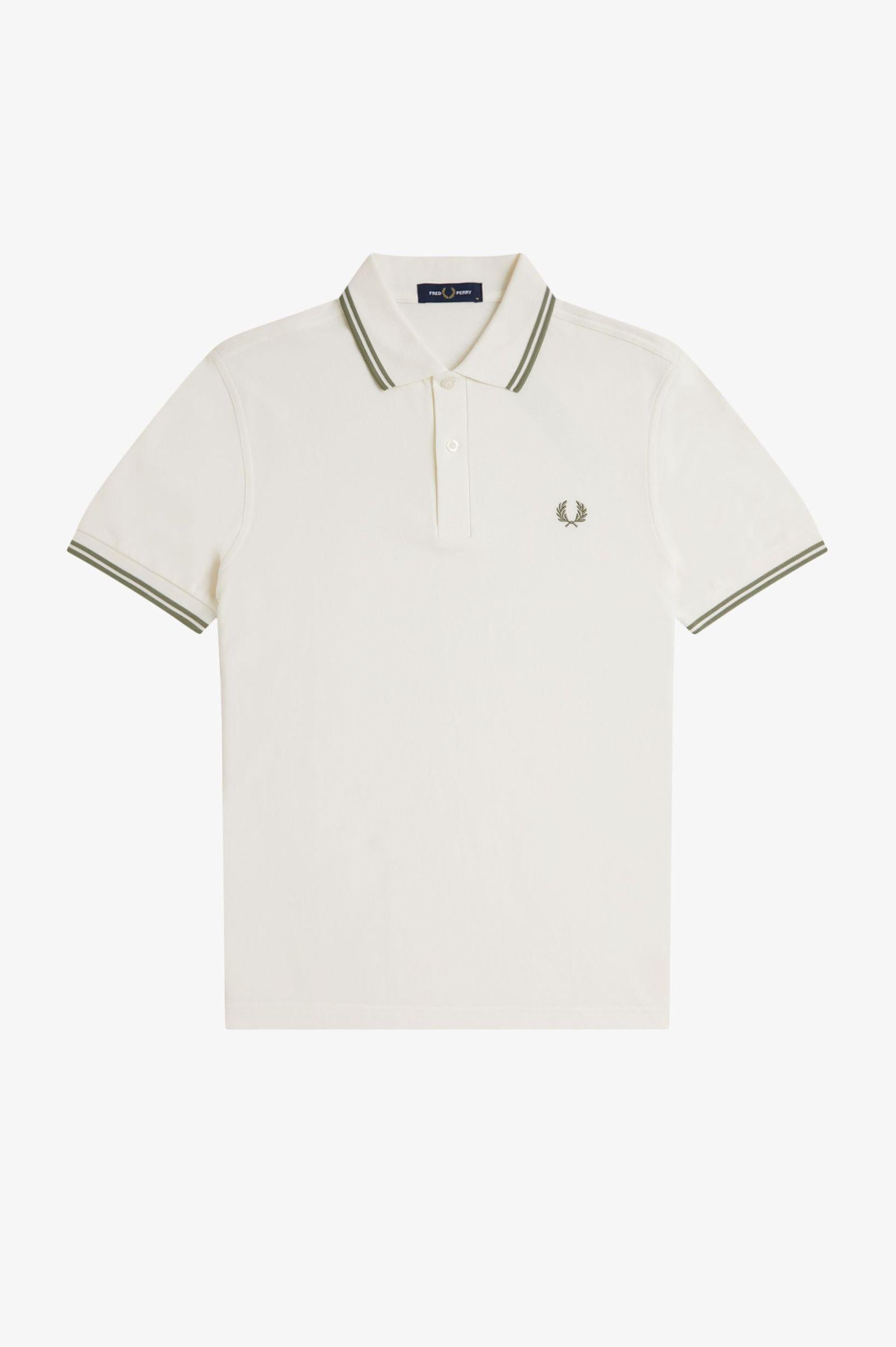 Polo pique' con doppia riga M360054 Y54 FRED PERRY 