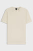T-shirt in cotone mercerizzato con monogrammi jacquard
