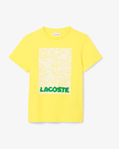 T-shirt con stampa TJ8457 Z6SA LACOSTE 