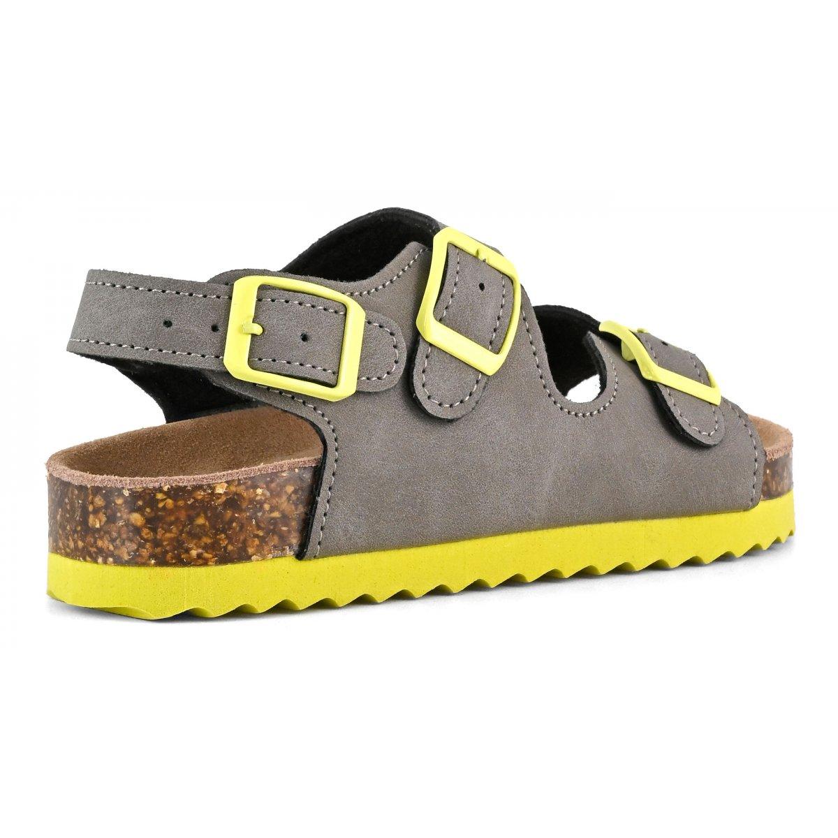 Sandalo bambino con tre fibbie HC2412 GRE COLORS OF CALIFORNIA 