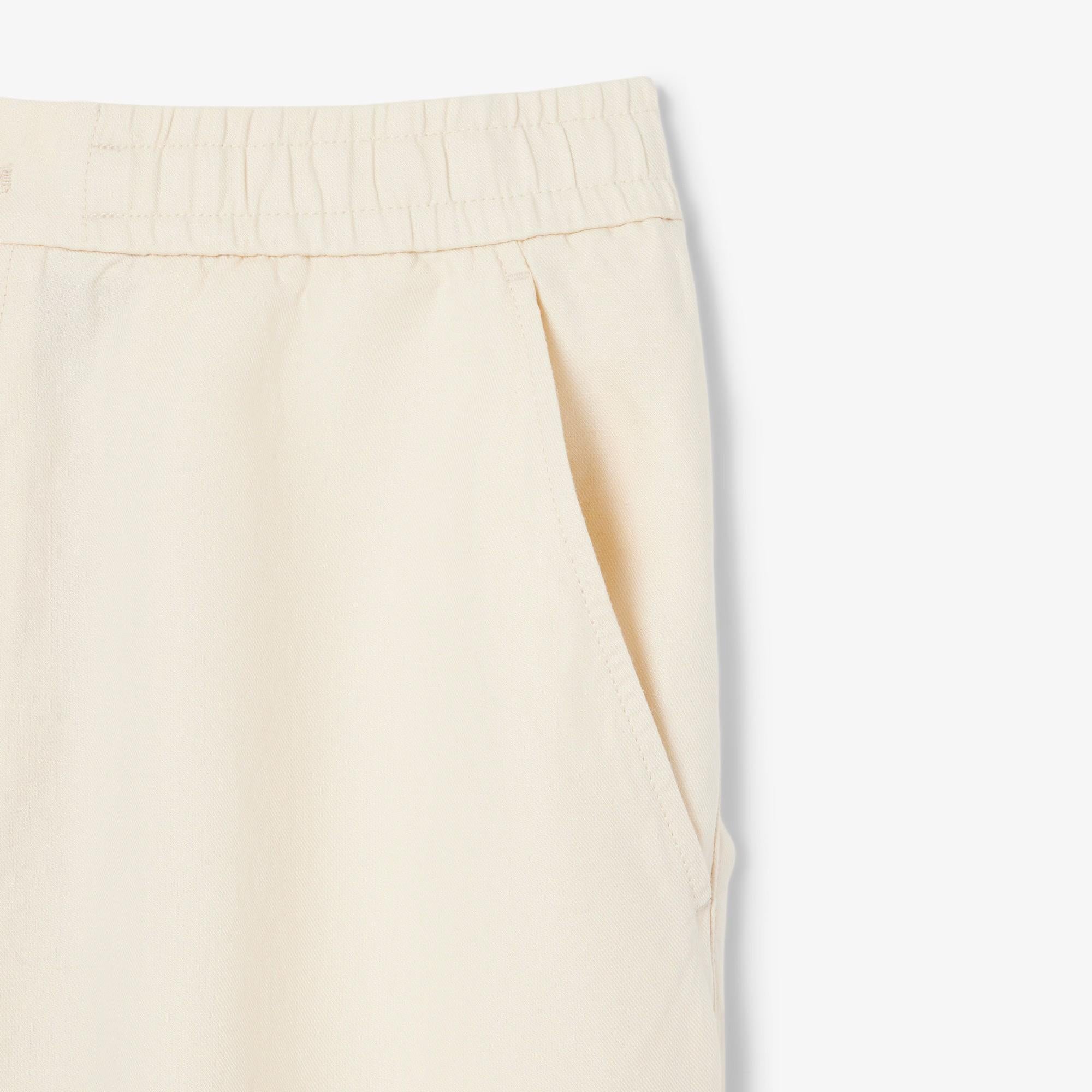 Shorts regular fit in twill di misto lino GH2628 056 LACOSTE 