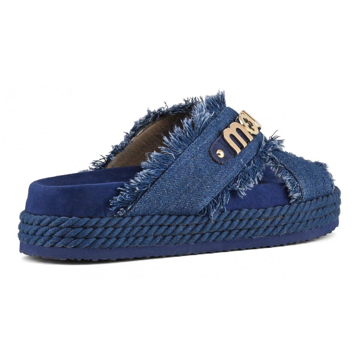 Criss-cross sandal denim MUSW451004K DEN MOU 